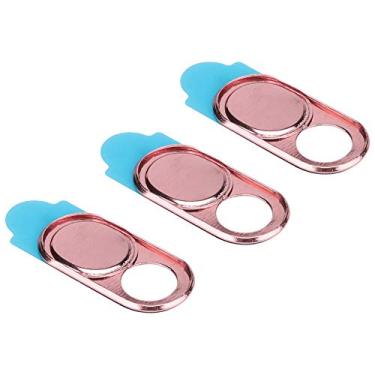 Imagem de Cryfokt Adesivo de Câmera Com Tampa de Lente de Metal para Proteção de Privacidade da Webcam para Tablets de Smartphone - Fino e Fácil de Usar, Ideal para Indivíduos e Empresas (Róseo)