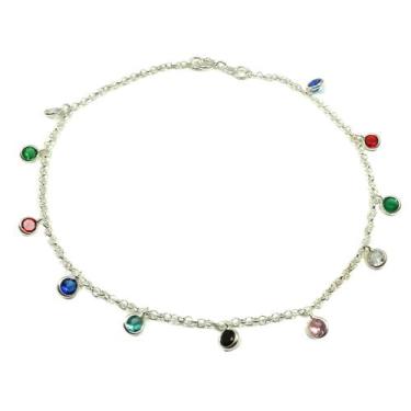 Imagem de Tornozeleira Saladinha Prata Legitima 925 - Lojas La&Ny