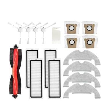 Imagem de Compatible With Xiaomi Robot Vacuum X10 Robot Vacuum Cleaner Parts Replacement Main Side Brush Hepa Filter Mop Cloth Dust Bag Accessories(Chocolate)