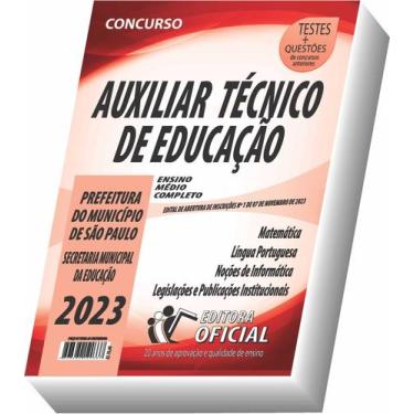 Imagem de Apostila São Paulo - Sme Sp - Auxiliar Técnico De Educação