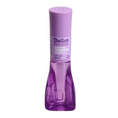 Imagem de Top Coat 9ml Dailus Acabamento Brilhante e Proteção Para O Esmalte - Que Tudo Termine Em Brilho