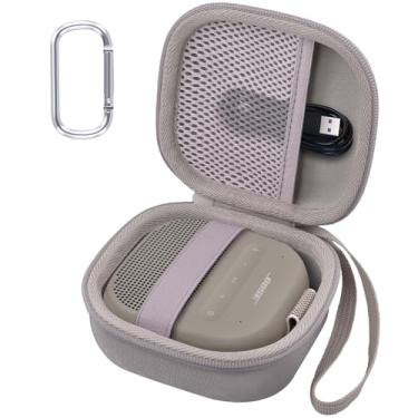 Imagem de Aenllosi Capa para alto-falante Bose SoundLink Micro Bluetooth 2ª geração, organizador de armazenamento de alto-falante Bose, Sandstone (apenas capa)