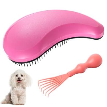 Imagem de Escova de cachorro para cães pequenos – Escovas para cães pequenos, macias e confortáveis, perfeitas para Yorkie, Shih Tzu, Maltipoo e maltês, gato, coelhos, removedor de pelos suave para facilitar a