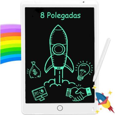 Imagem de Quadro Lousa Mágica Tablet Educativo 8 Polegadas com Caneta - TOYS 2U