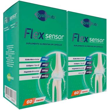 Imagem de Kit Qualynutri Flex Sensor Com 2 Caixas De 60 Cápsulas Cada-Unissex
