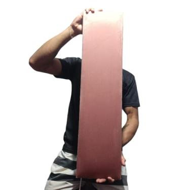 Imagem de Cabeceira Modular Estofada 60x20cm + 120x20cm | Painel Decorativo para Cama | Autocolante, Macia, Design Moderno para Quarto(20UN 20X80CM VELUDO ROSA)