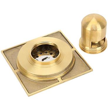 Imagem de Acouto Dreno de Piso de Chuveiro Antiodor de Latão de - Escorredor de Banheiro Com Filtros Duplos, Prevenção de Insetos e Drenagem Eficiente para Cozinhas, Banheiros, Garagens e Porões