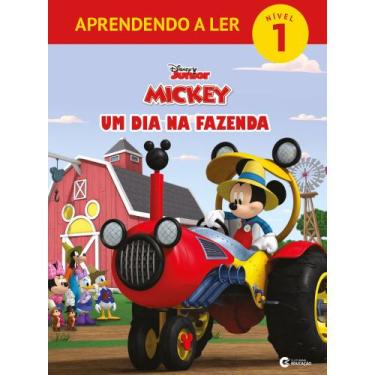 Imagem de Livro - Aprendendo a ler Nível 1 - Mickey - Um dia na fazenda