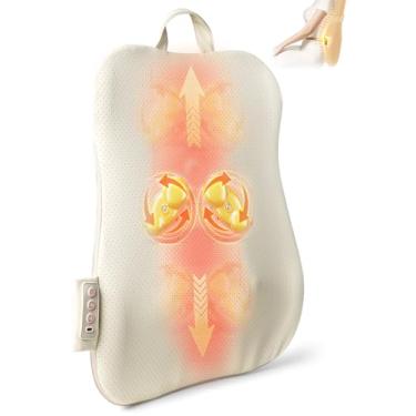 Imagem de Massageador Lombar, Massageador Eletrico, Massajador Ultra-Fino para a Parte Superior e Inferior Das Costas, 2 Níveis de Temperatura Ajustáveis para Aplicação de Calor