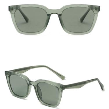 Imagem de VFDHN Óculos de Sol Polarizados TR90 Masculino Feminino Acetato Verde Preto UV400(5)