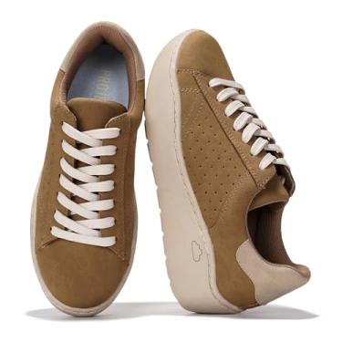 Imagem de Project Cloud Feminino Tênis De Plataforma Para Wo - Espuma Memória Wos Sapatos Com Cadarço Antiderrapantes Calçados Cunha Shoes (Bossy-1, Tan, 9)