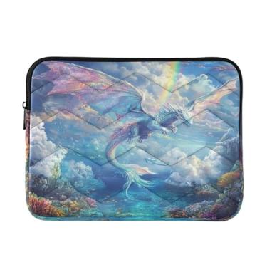 Imagem de Coikll Capa protetora para laptop Majestic Dragon à prova de choque para notebook de 13 a 14 polegadas
