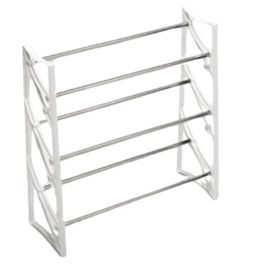 Imagem de Sapateira Multifuncional 2 Em 1 Ampliavel 9 Pares Salto Alto Rack Estante 18 Tenis Sapatos