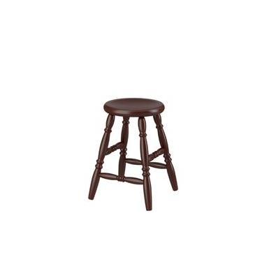 Imagem de Banqueta Baixa em Madeira Maciça 45cm Castanho Acetinado Piratini