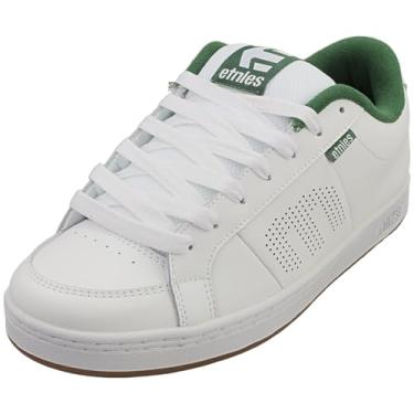 Imagem de Etnies - Kingpin – Tênis de skate masculino clássico puffy sustentável, confortável e durável com palmilha de EVA cortada, Branco/Verde, 40