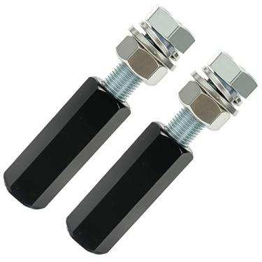 Imagem de BIGLKNM Suporte de mastro de bandeira de 1/10.2 cm compatível com motocicleta ATV UTV Dirt Bike; 2 peças de montagem preta para mastro de bandeira de liberação rápida