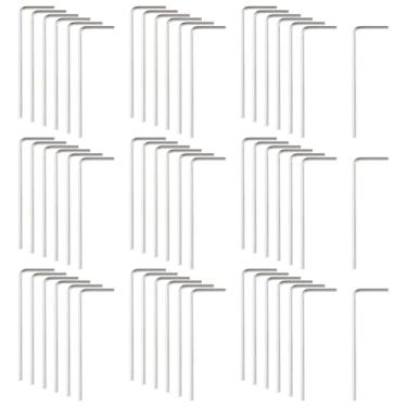 Imagem de 100 chaves Allen em forma de L, conjunto de mini chaves hexagonais de cabo longo, tamanho padrão, pequeno tamanho padrão, chaves Allen, chave de bloqueio de porta, móveis, chaves de parafuso para