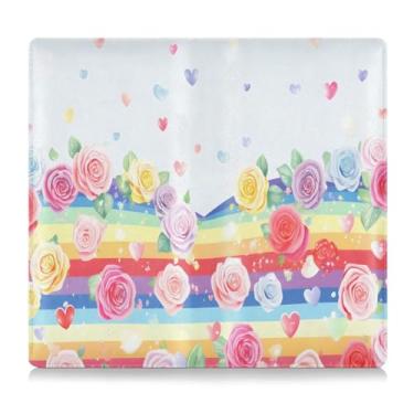 Imagem de CEBUGI Porta-luvas com estampa de dia dos namorados e porta-luvas para organizador de documentos, 12,5 cm x 24 cm