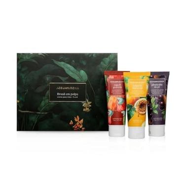 Imagem de Kit Creme para Mãos Tropicaliza 45g c/ 3und Brasil em Polpa Acqua Aroma