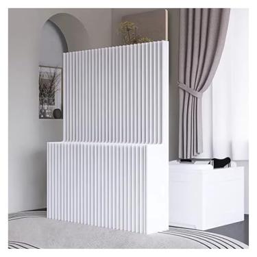 Imagem de Room divider Tela de papel interna e externa com rack de armazenamento, sala deformável dobrável à prova d'água, decoração de fundo(1.5x1.8M/4.9x5.9FT)
