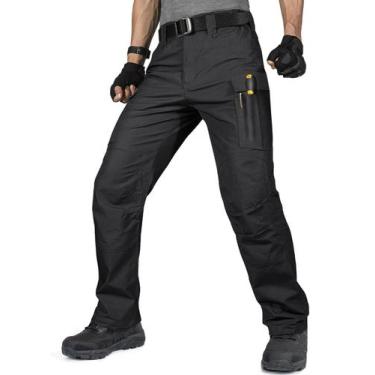 Imagem de Pantalones Tácticos Cargo Free Soldier Resistentes al Agua Negro 34W
