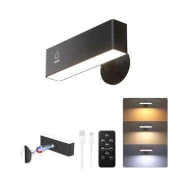 Imagem de Lâmpada De Leitura LED Recarregável Com Controle Por Toque, Luz Noturn