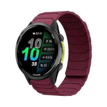 Imagem de Pulseira De Silicone 20/22mm Para Garmin Forerunner 570 970 265 965 16