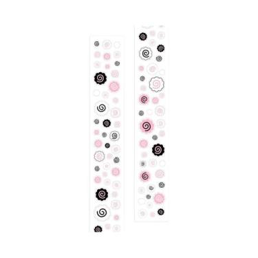 Imagem de Fitas Adesivas Transparentes De PET Prata Com Decoração De Trevo, Estr