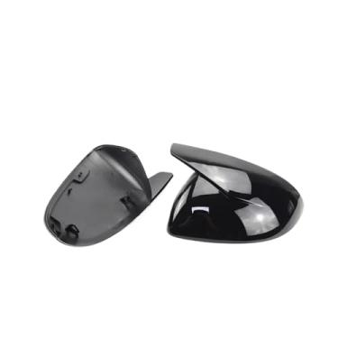 Imagem de Preto tampa do espelho retrovisor asa lateral capa Compatível com mercedes ces glc classe w206 x206 s206 x254 w214 w223 eqe eqs acessório de automóvel