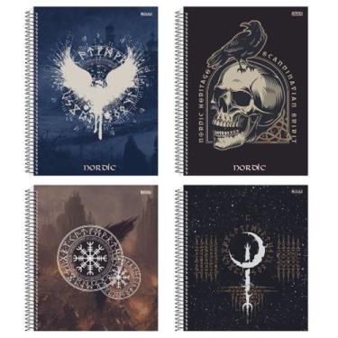 Imagem de Caderno universitario 1m cd ba 80f nordic sao domingos 10264 - Animati