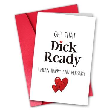 Imagem de ZYrelle Cartão engraçado de aniversário para namorado, marido, ops, pegue aquela piada pronta para casal, presente sexy para primeiro segundo aniversário de terceiro ano