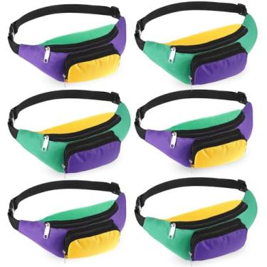 Imagem de Abbylike Pacote com 2 pochetes patrióticas de 4 de julho, pochetes patrióticas, brancas, azuis, vermelhas, bolsas de cintura ajustáveis, acessórios para mulheres, homens, Dia da Independência, festa