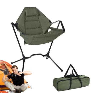 Imagem de Cadeira para Campismo | Banco de Balanço em Alumínio Dobrável e Ajustável | Cadeira De Balanço Portátil Para Relvado | Para Relvado Jardim Festa Praia Quintal Exterior Piquenique Pátio