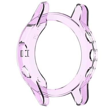 Imagem de TIOYW Capa de relógio de TPU para Garmin Fenix 5X 5S 5 Plus Moldura protetora macia capa protetora acessórios (cor: roxo, tamanho: para Fenix 5)