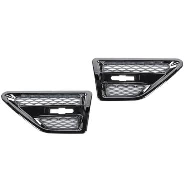 Imagem de Cryfokt Ajuste Lateral para Grelha de Ventilação, Capa de Galvanização Brilhante para LR2 2007-2014, Fácil Instalação, Ajuste Lateral para Guarnição de Ventilação para Proteção Dianteira Esquerda