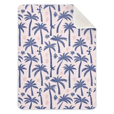 Imagem de Wassud Cobertor de bebê de palmeiras para meninos e meninas, cobertor de bebê para recém-nascido, essencial para recém-nascidos, cobertores macios 76 x 101 cm