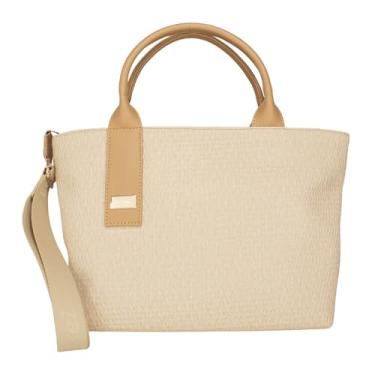 Imagem de Bolsa Média Cádiz Wara Palha Transversal Moderna