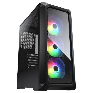 Imagem de Gabinete Gamer Cougar Archon 2 RGB, Mid Tower,ATX, Lateral e Frontal em Vidro Temperado 385CC50.0003-Unissex
