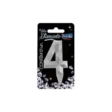 Imagem de Velas Aniversário Decorativas Diamante Lindas