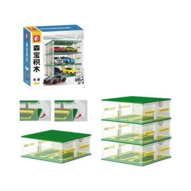 Imagem de Conjunto De Blocos De Montar De Veículo Esportivo De Corrida Série Vel