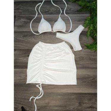 Imagem de Biquíni Com Saia peças Brilhante Premium - Moda Praia - moda quiroz, B