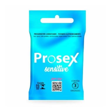 Imagem de Preservativo Lubrificado Prosex C/3 Sensitive Premium