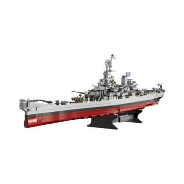 Imagem de Modelo De Brinquedo De Blocos De Montar Da Cruzadeira Militar Missouri