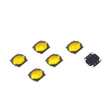 Imagem de ElectronicSwitch 50 peças cúpula de metal 3,7 x 3,7 x 0,35 mm interruptor de toque de filme fino de 1,2 m interruptor de botão de patch de 3,7 x 3,7 x 0,35 mm