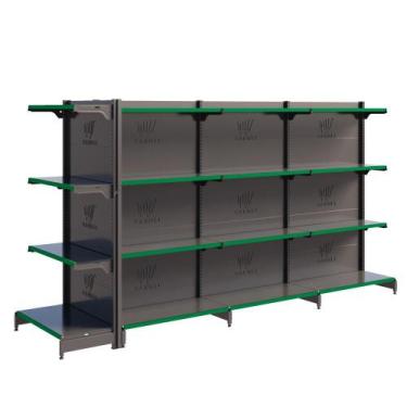 Imagem de Gôndola Fit 40 Centro 1 Ponta 1 Inicial E 2 Continuações 1,37 m Amapá,