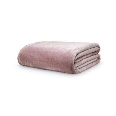 Imagem de Cobertor Casal Neo Velour 180X220 Liso 300G/M Rose - Camesa