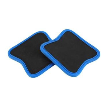 Imagem de Aymzbd 2x Luvas Protetoras de Mão com Almofadas de Aderência, Acessório para Treino Funcional e Musculação, Azul