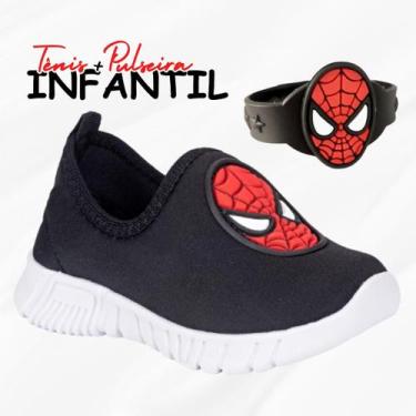 Imagem de Kit Tênis Infantil Menino Menina Personagens Confortável Macio e Pulse