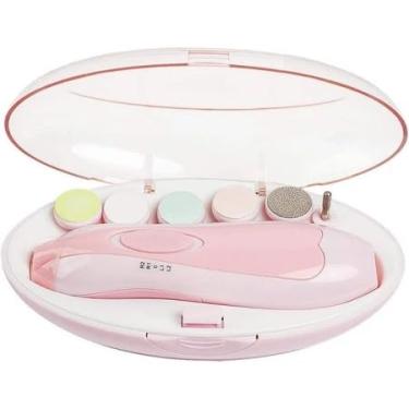 Imagem de Lixador De Unhas Elétrico Bebê Com LED Kit Seguro Infantil