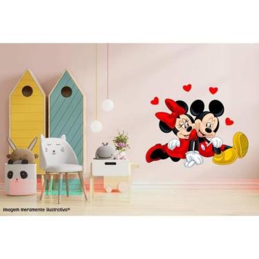 Imagem de Adesivo De Parede Minnie E Mickey Apaixonados - Lojinha Da Luc Adesivo